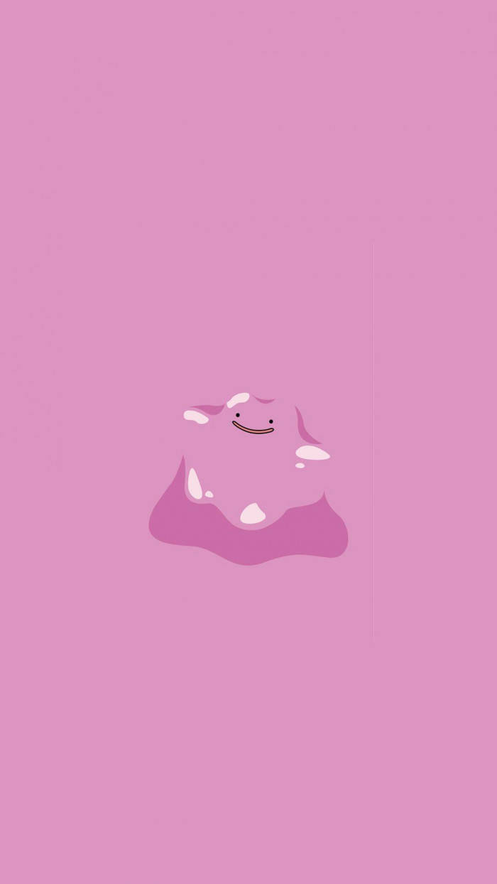 Dazzling Snapshot Of Ditto With Shadow. Background