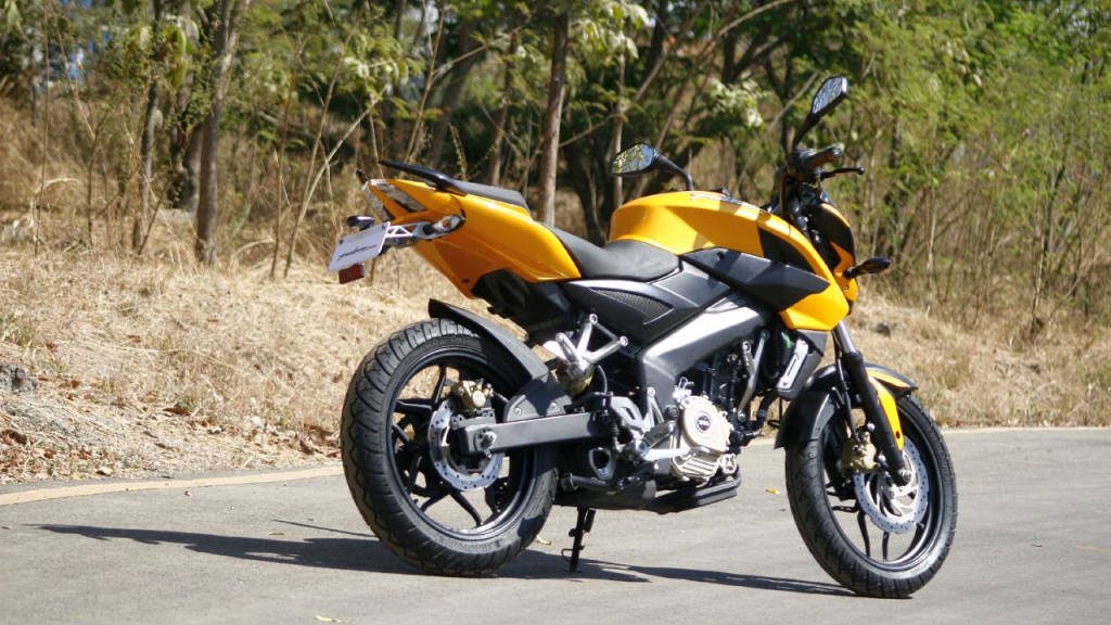 Dazzling Speed - Pulsar Rs200 In Bright Yellow