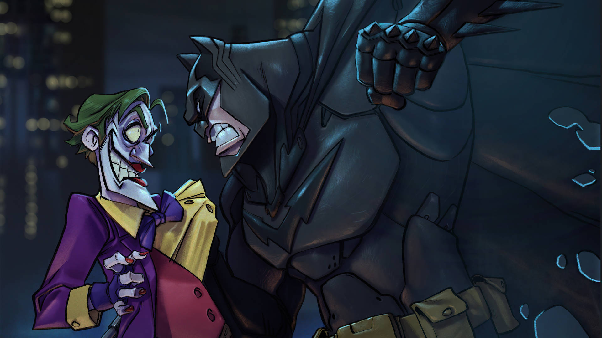 Dc Comics Batman Versus Joker Background