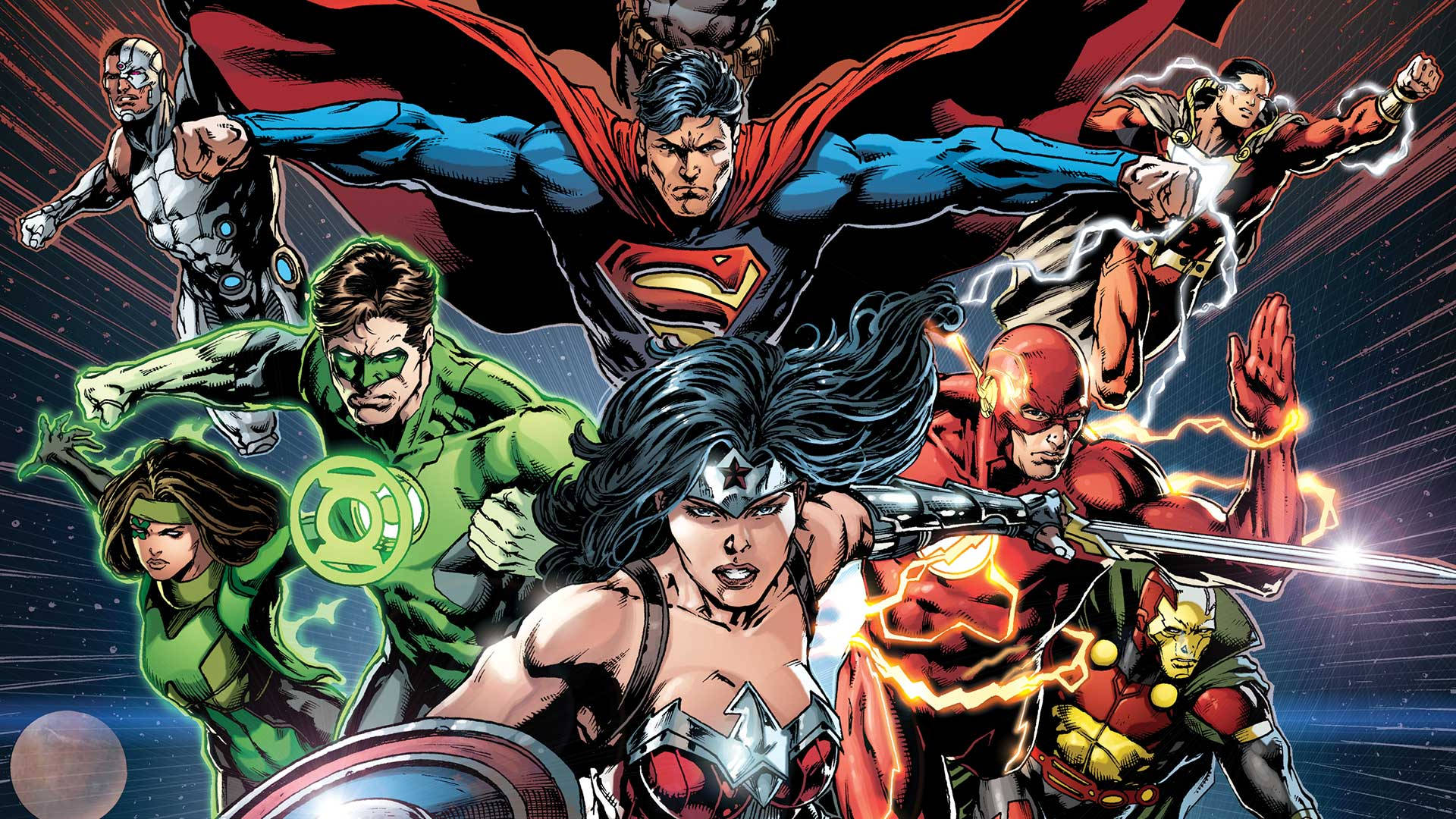 Dc Comics Justice League Background