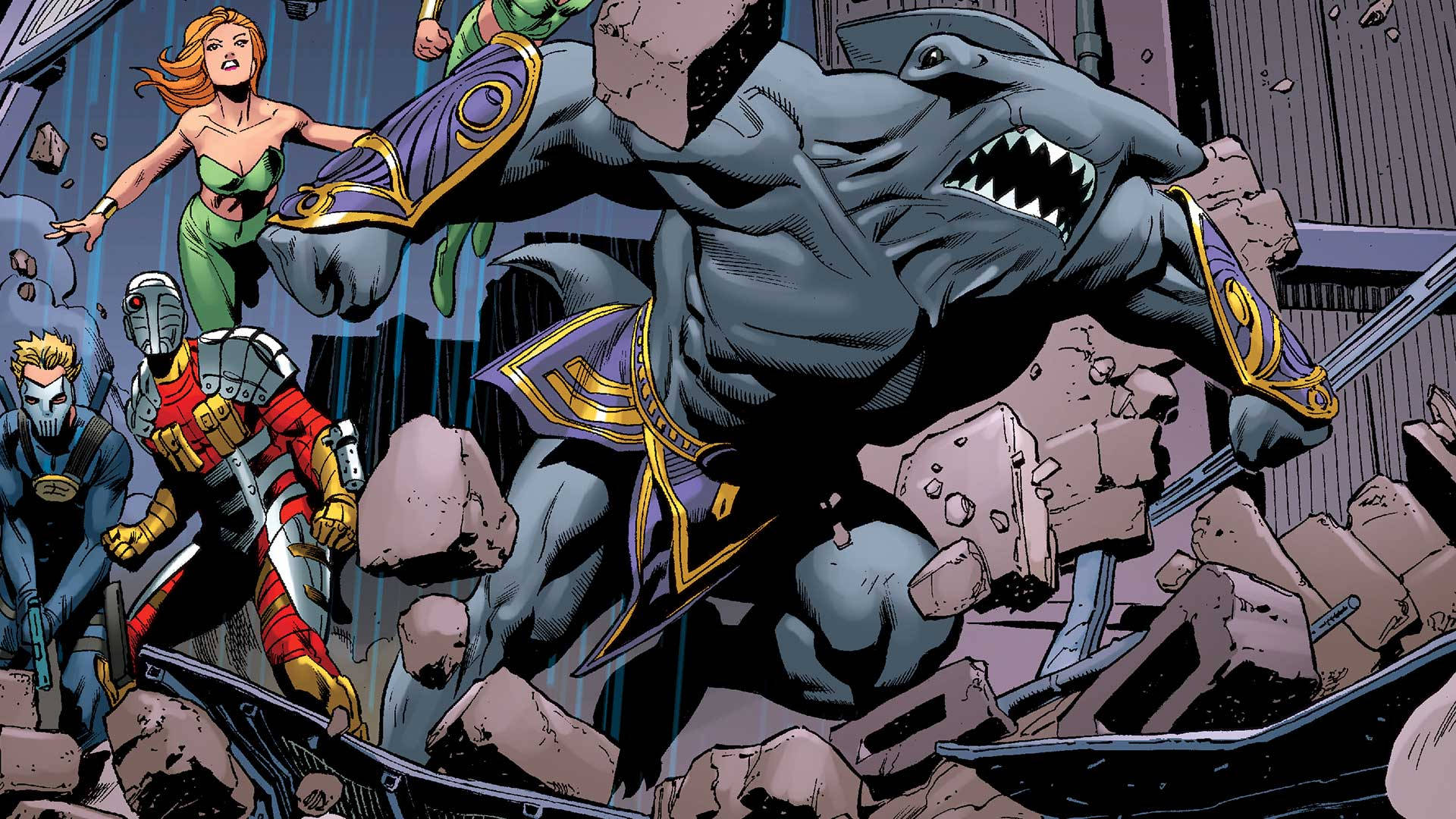 Dc Comics King Shark Background