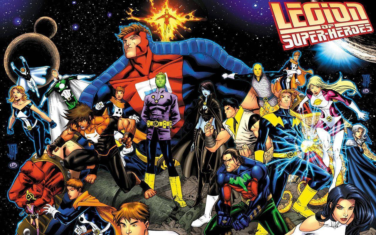 Dc Comics Legion Of Superheroes Background