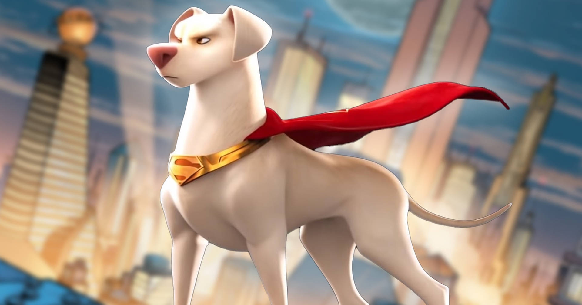 Dc League Of Super Pets Krypto Dog Background