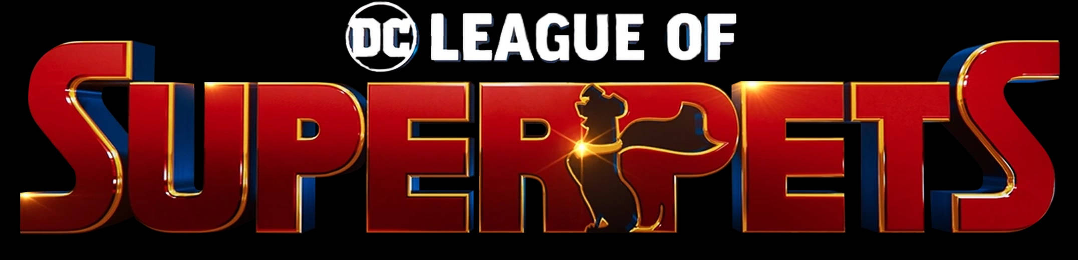 Dc League Of Super Pets Logo Background
