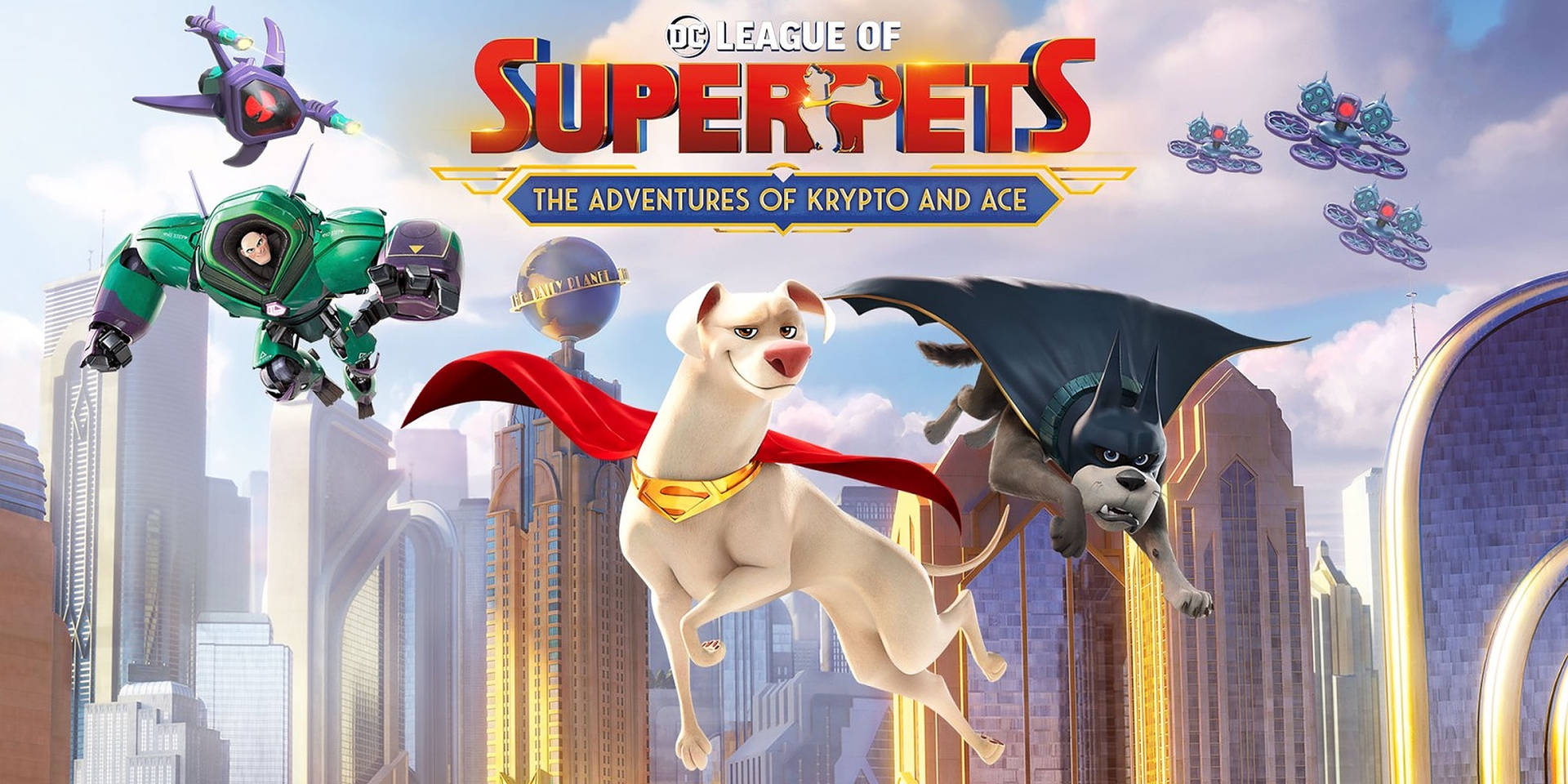 Dc League Of Super Pets Movie Poster Background