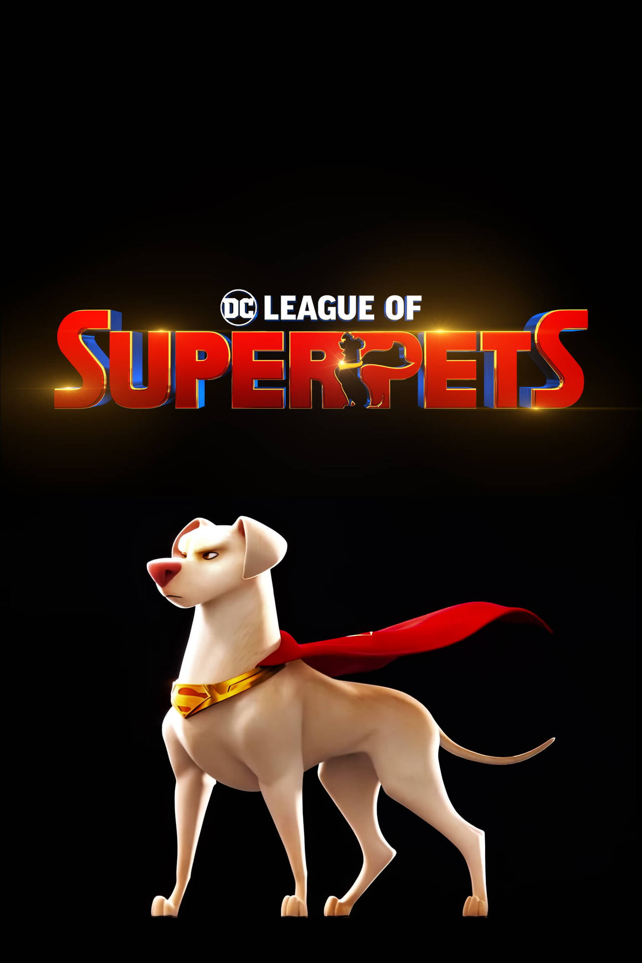 Dc League Of Super Pets Powerful Stance Background