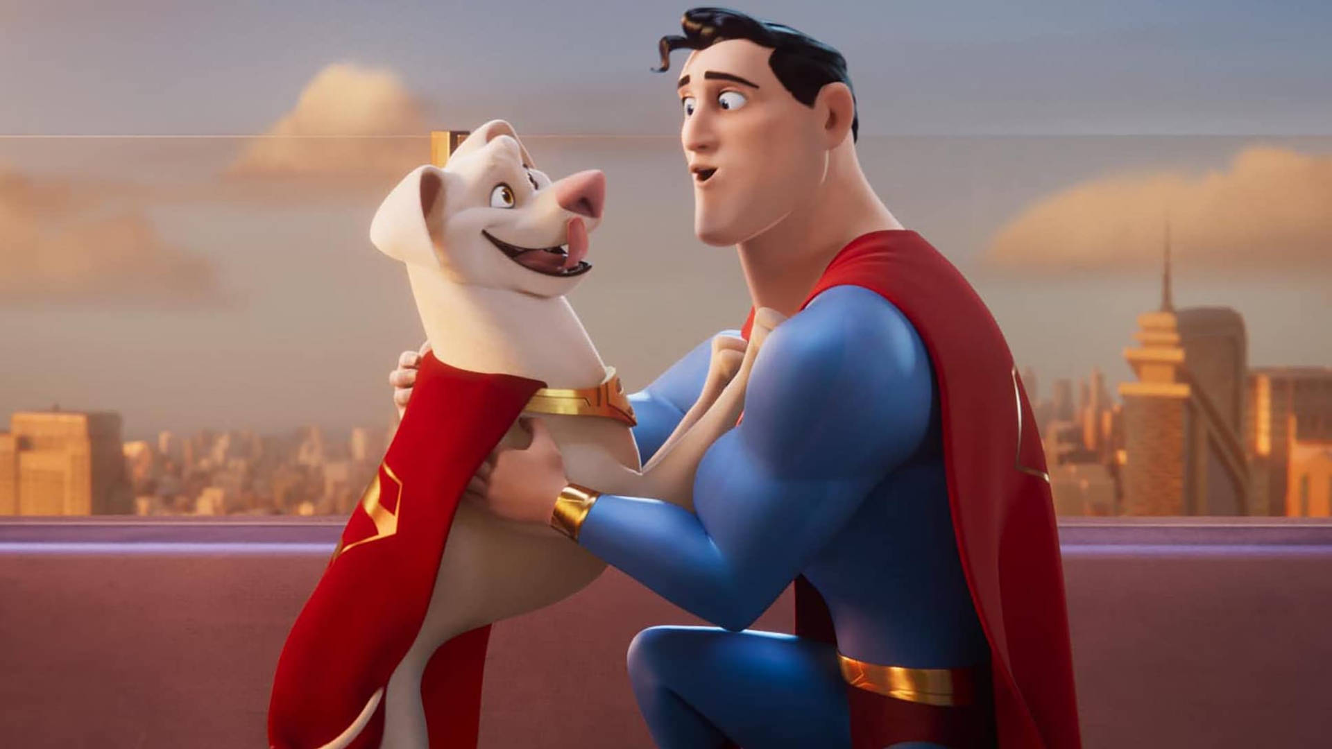 Dc League Of Super Pets Superman Background