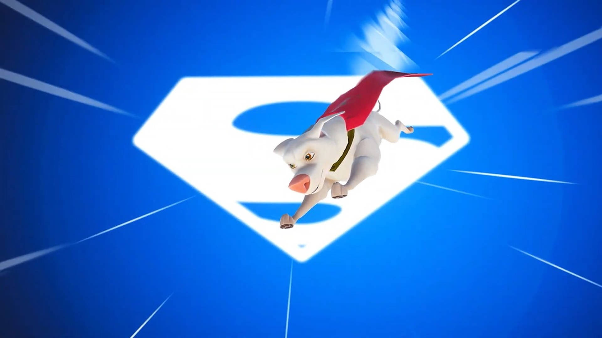 Dc League Of Super Pets Superman Logo Background
