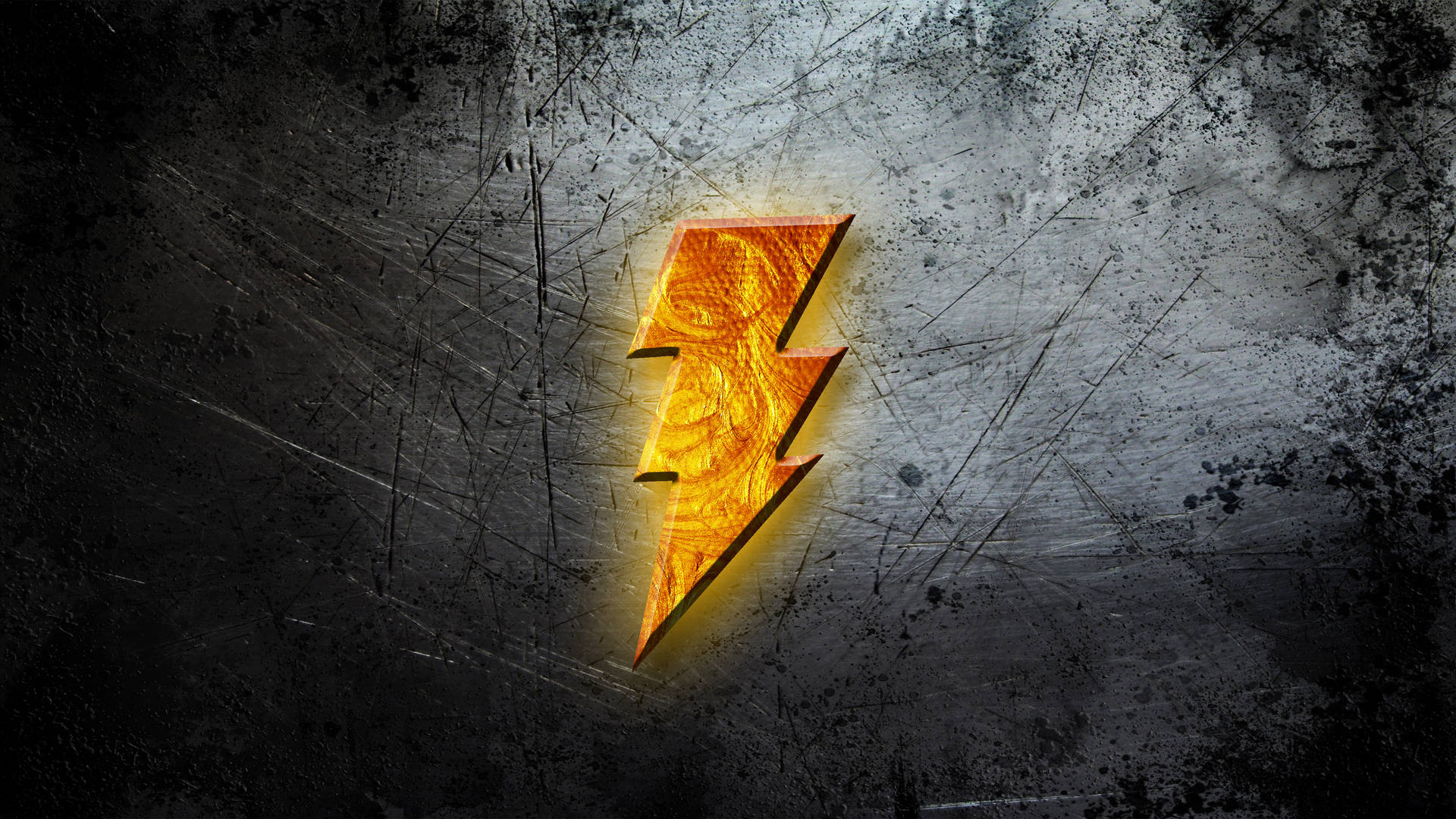 Dc Shazam Lightning Logo Digital Art Background