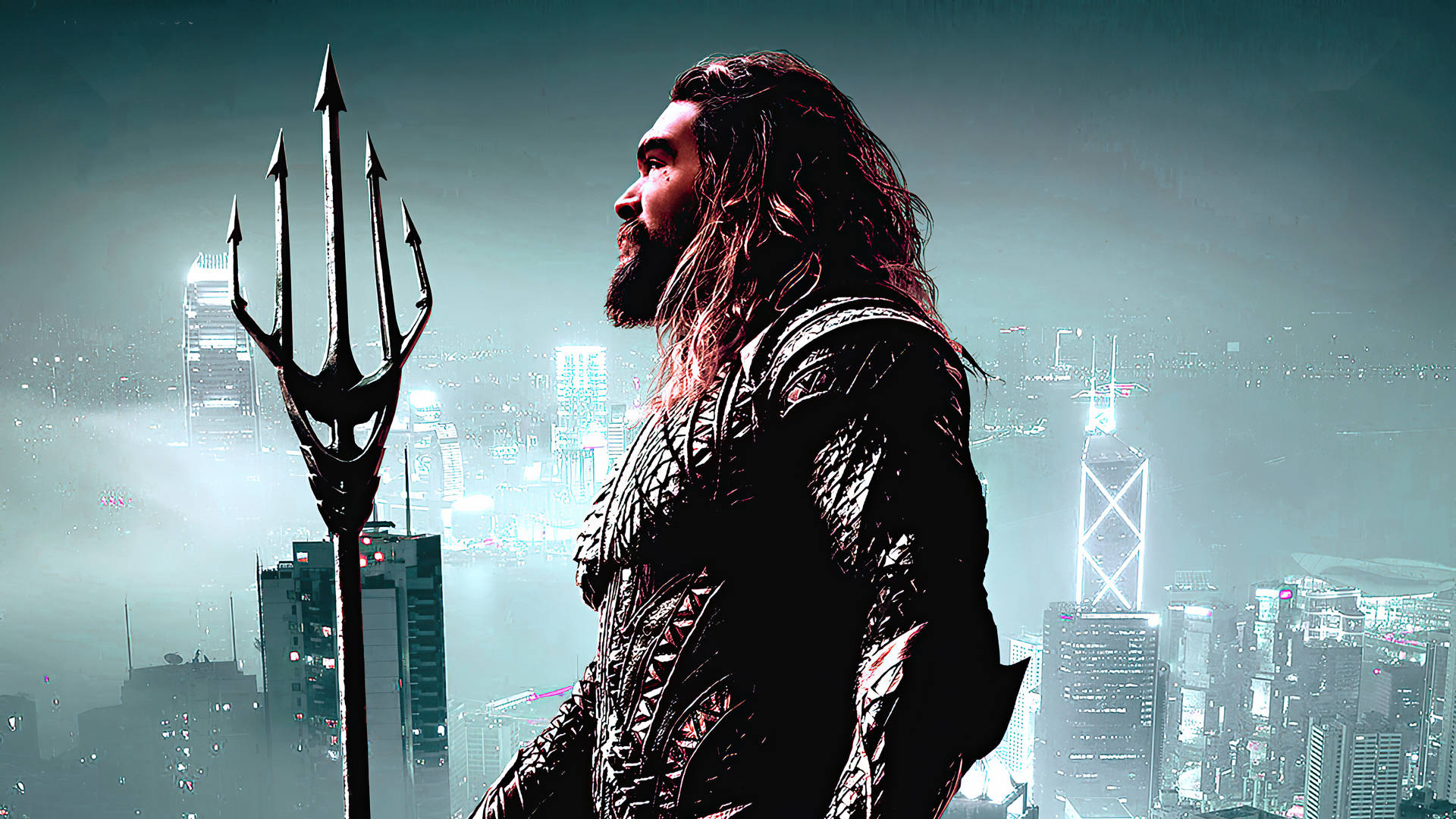 Dc Superhero Aquaman Actor Jason Momoa Background