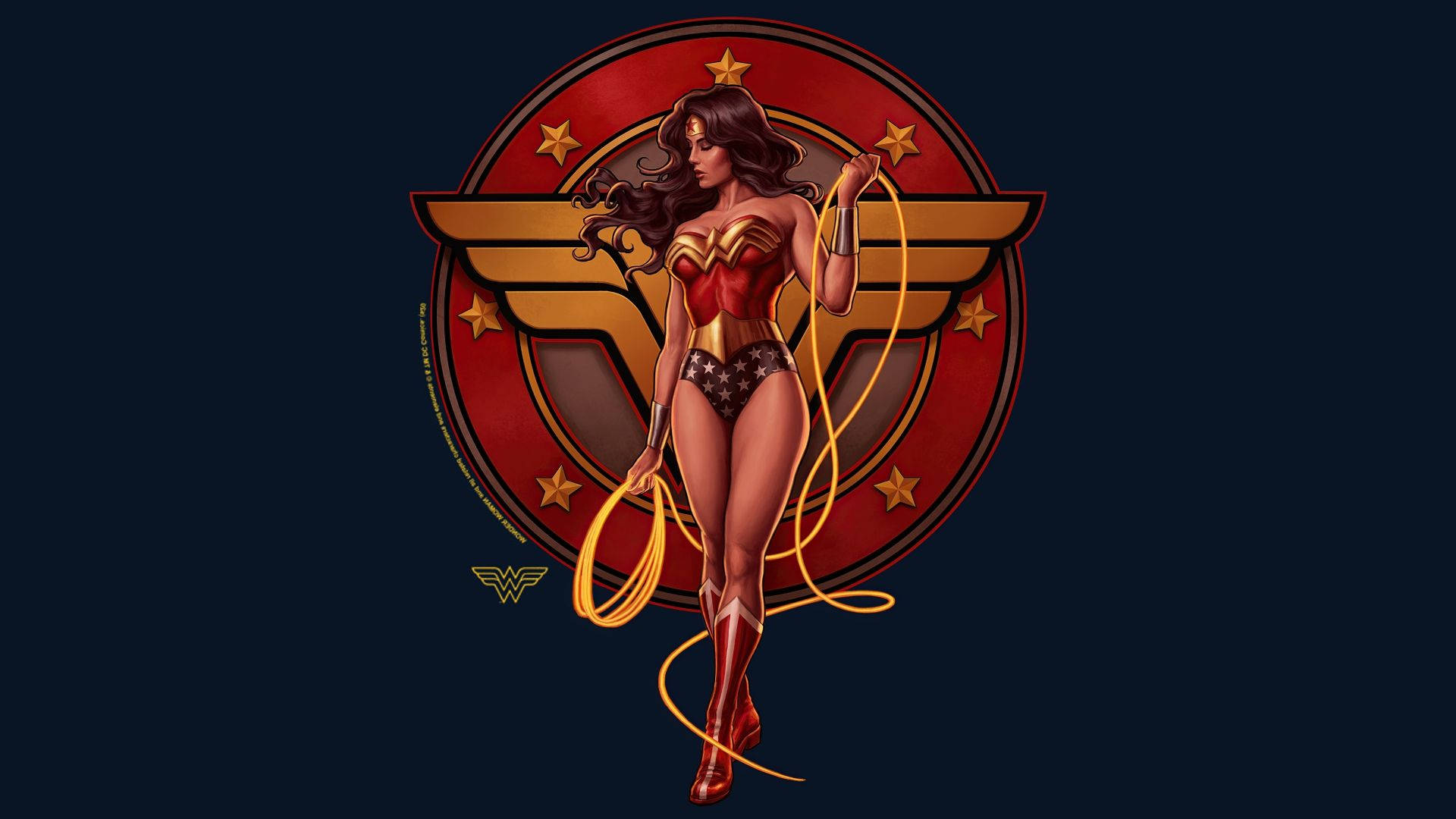 Dc Superhero Wonder Woman Background