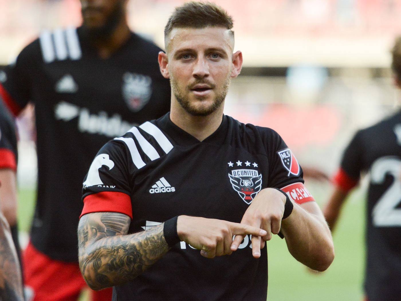 Dc United Paul Arriola Hashtag Fingers Sign