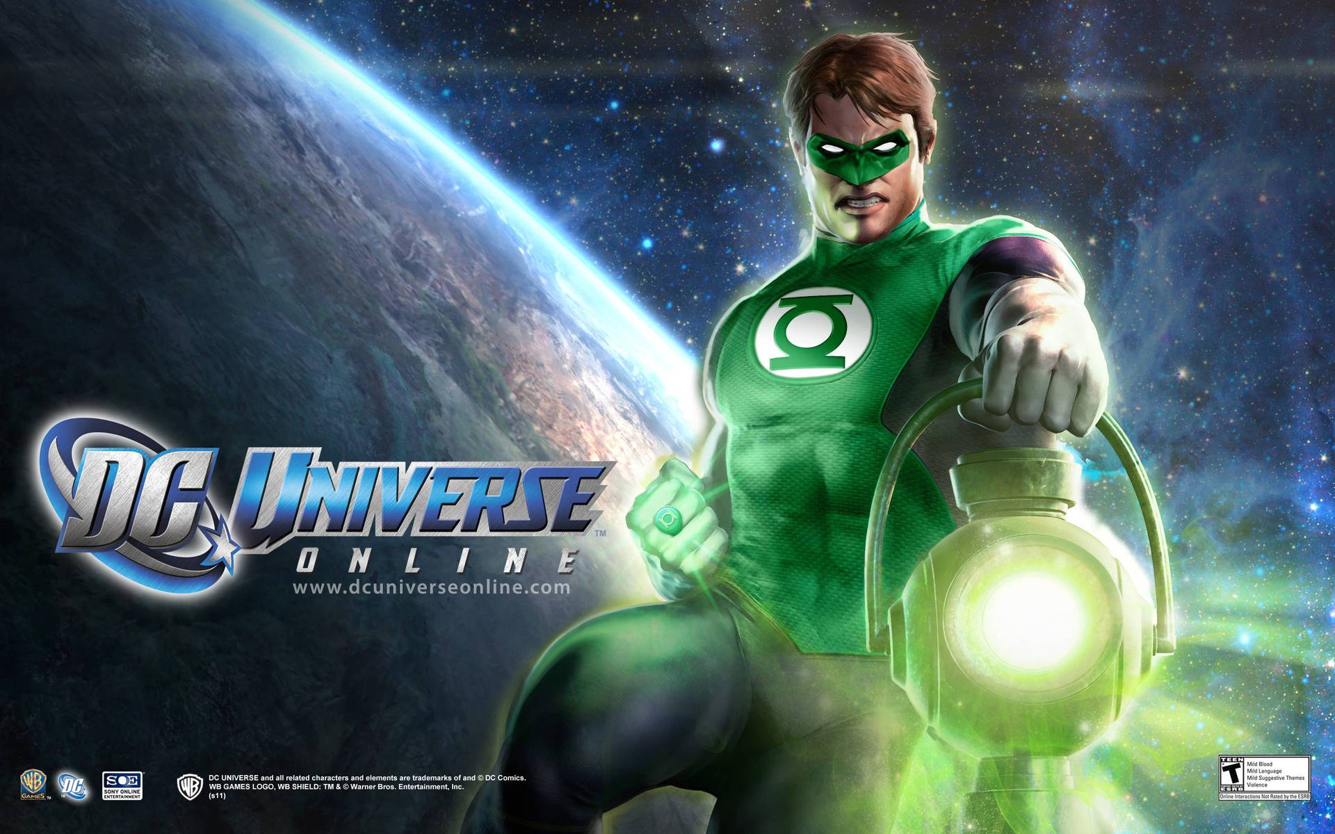 Dc Universe Online Green Lantern Loading Screen Background