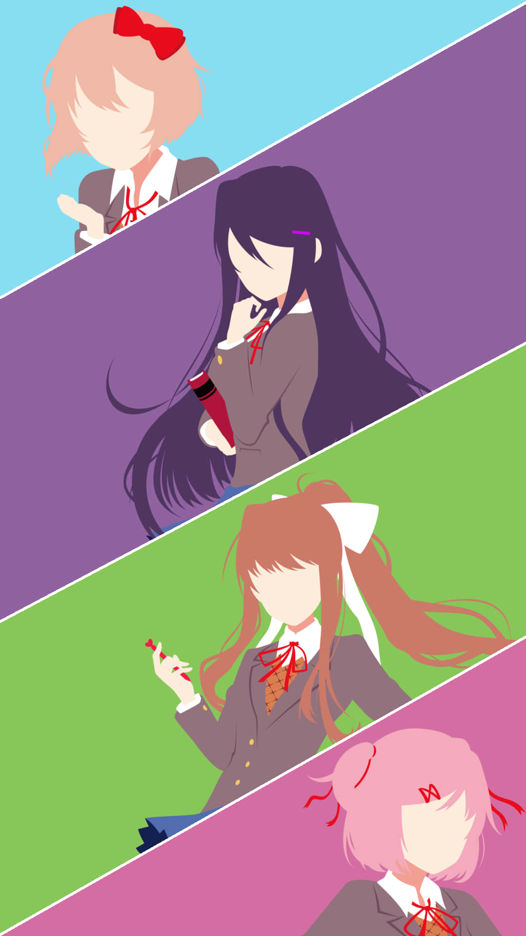 Ddlc Iphone Lock Screen Crop Background