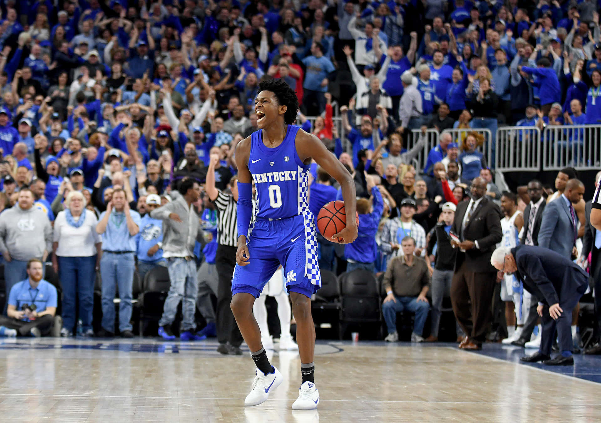De'aaron Fox Kentucky Wildcats Background