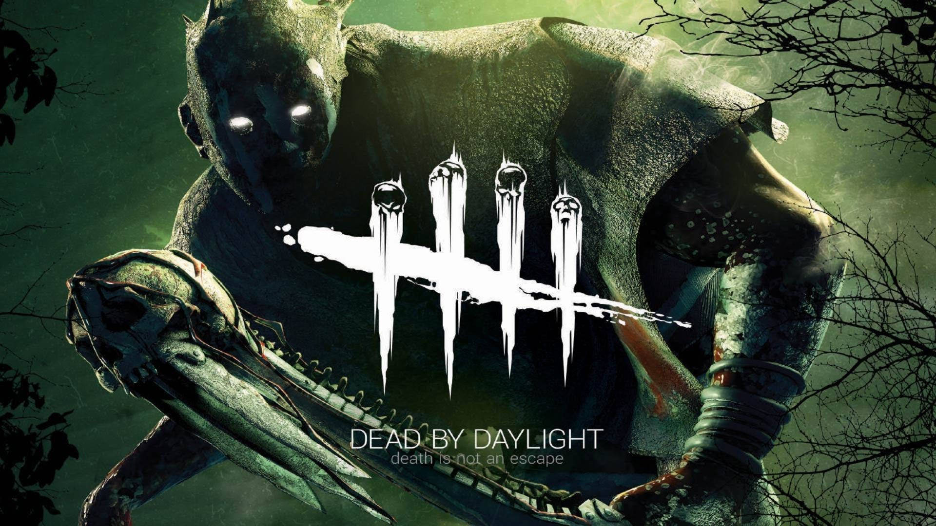 Dead By Daylight Logo On Wraith Background
