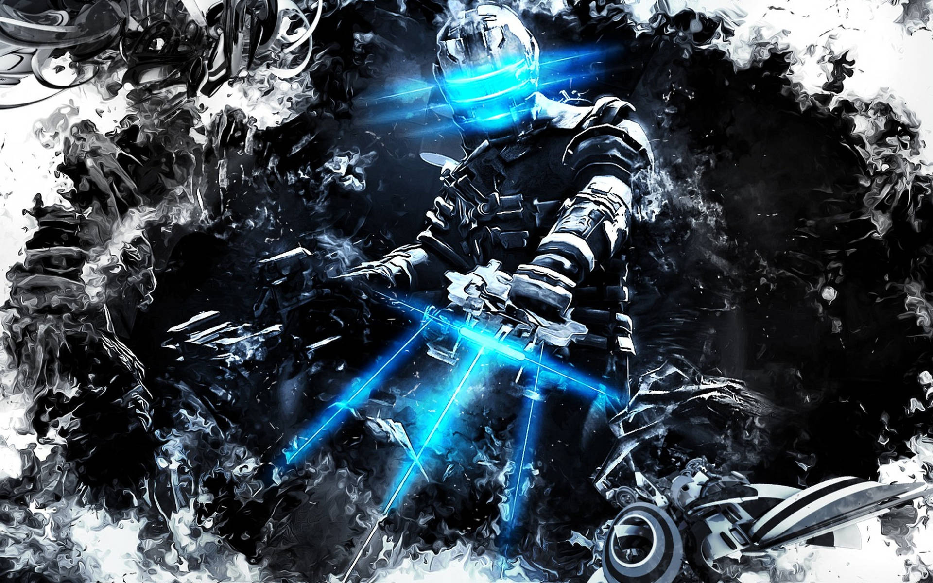 Dead Space Cool Abstract Art Background