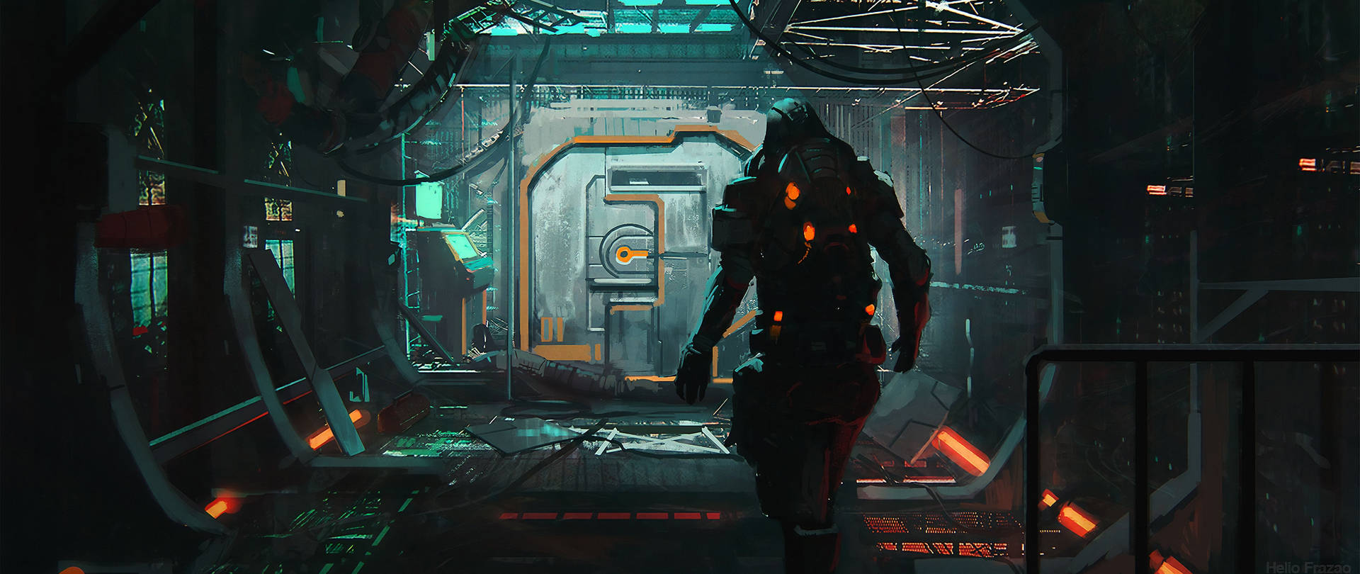 Dead Space Rig Entrance Hd Background