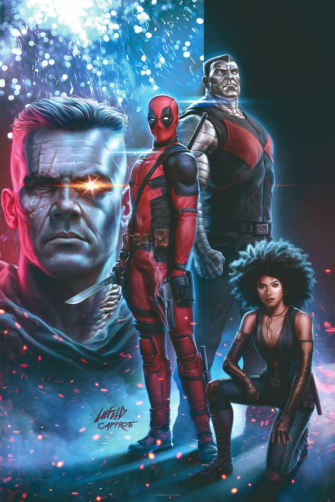 Deadpool 2 Movie Fanart Poster Background