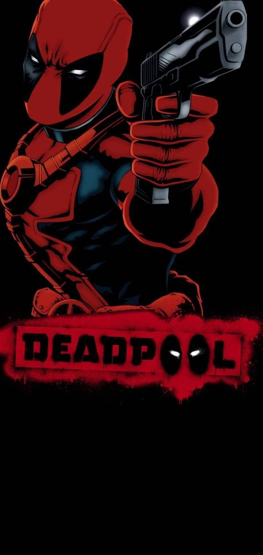 Deadpool Artwork Punch Hole 4k