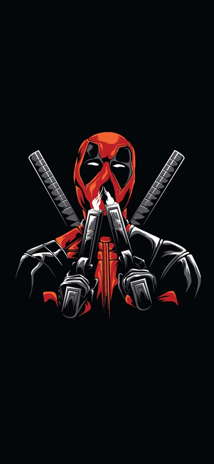 Deadpool Artworki Phone Wallpaper Background