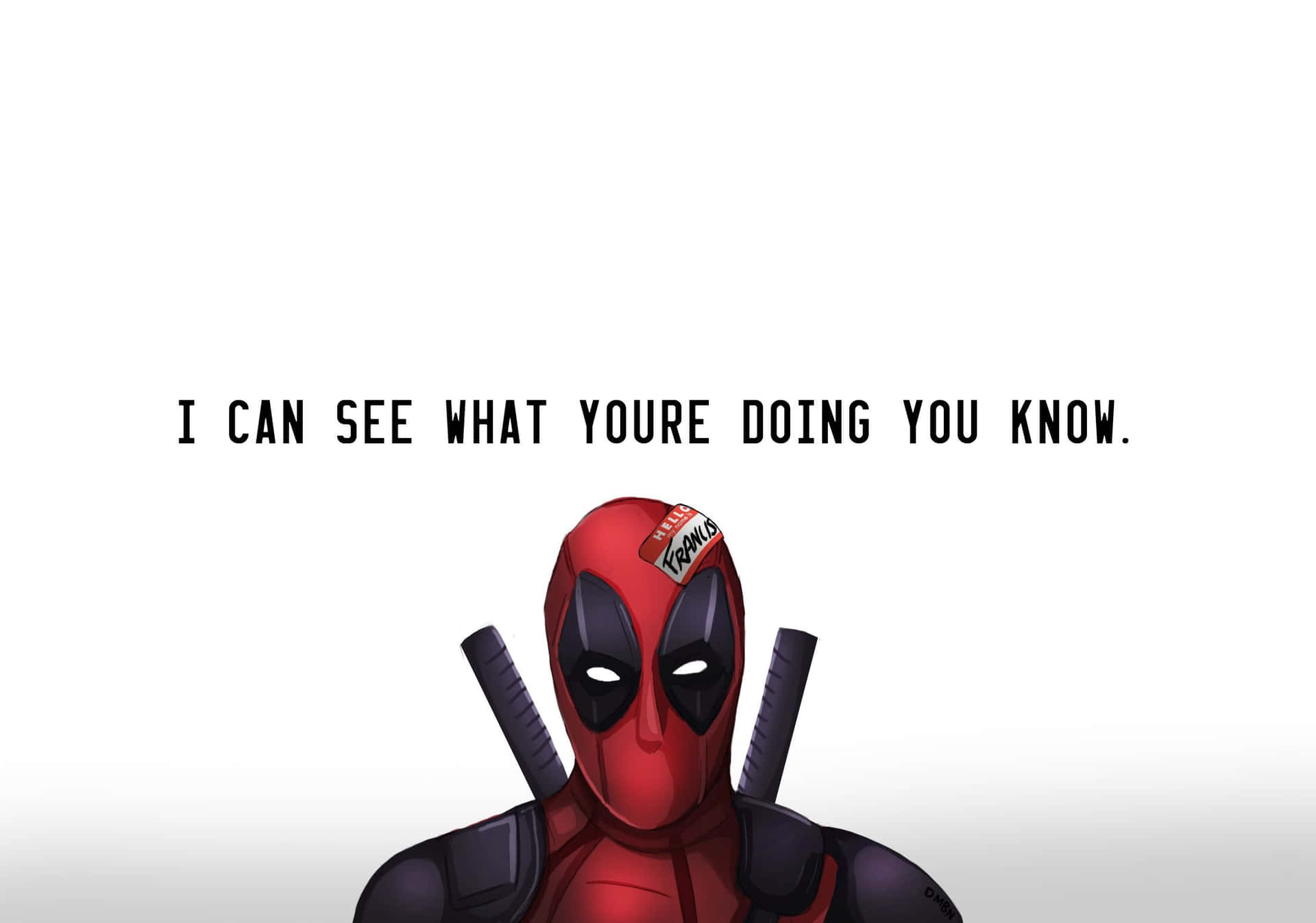 Deadpool Gets Creative Getting Ready For The Next Mission Background