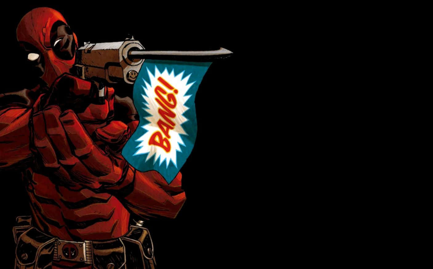 Deadpool Getting Ready For The Big Show Background