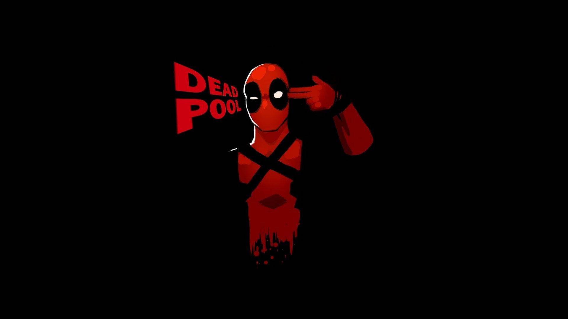 Deadpool Gun Hands Background