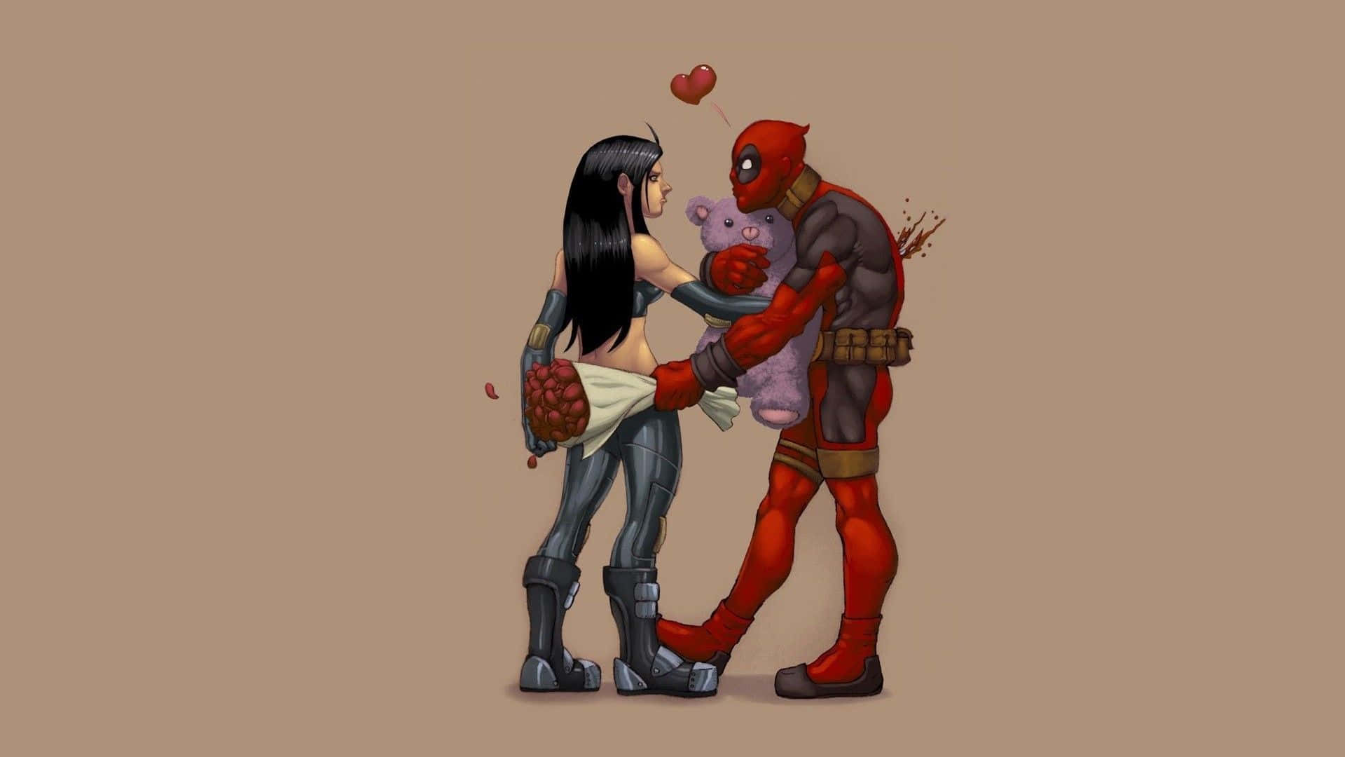 Deadpool Is At It Again With His Silly Antics! Background