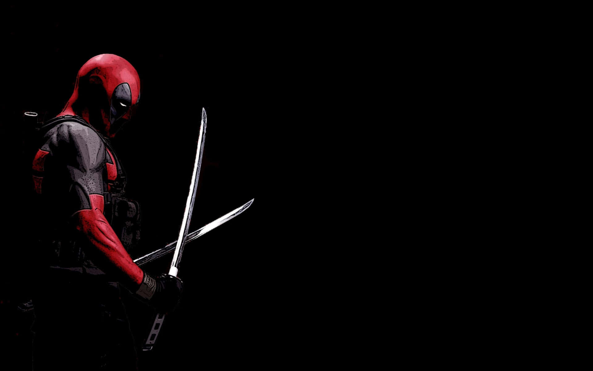 Deadpool Is Ready For Action Background