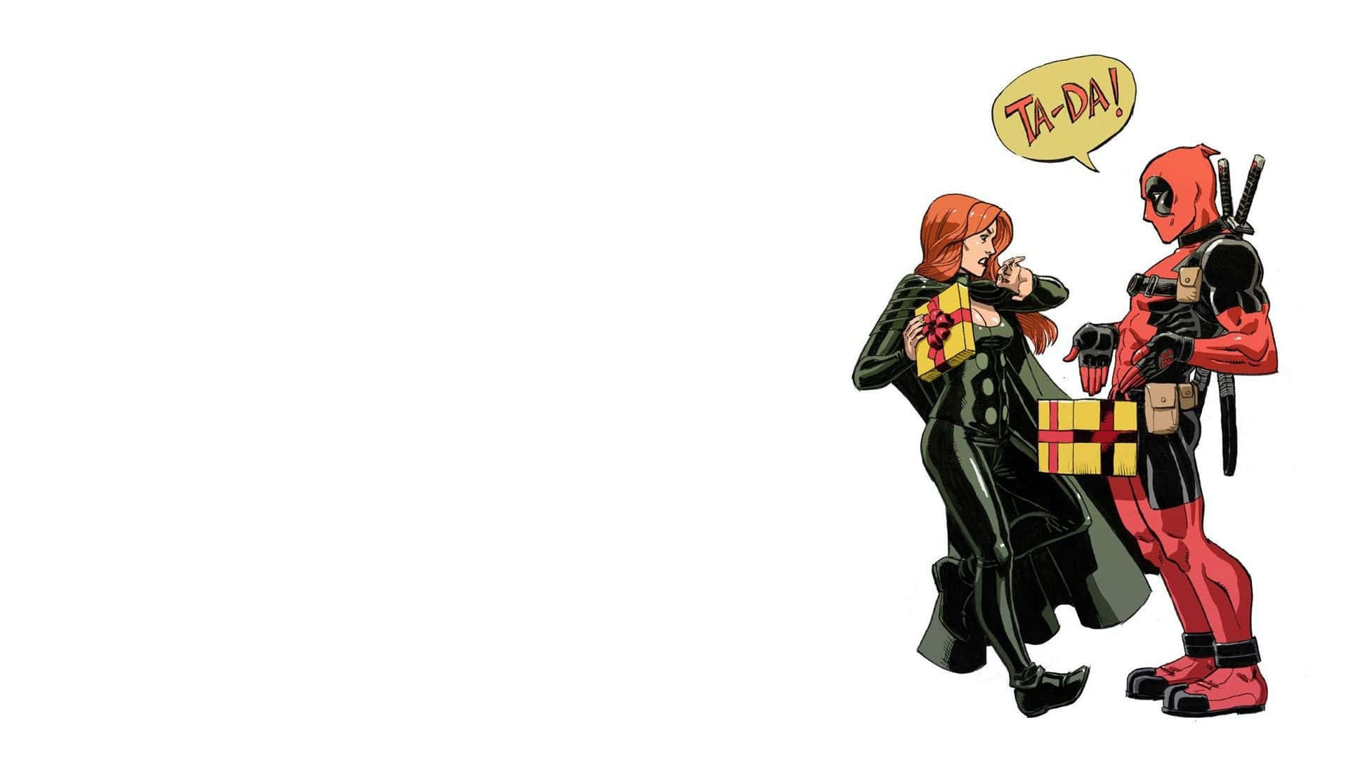 Deadpool Is Up To No Good Background