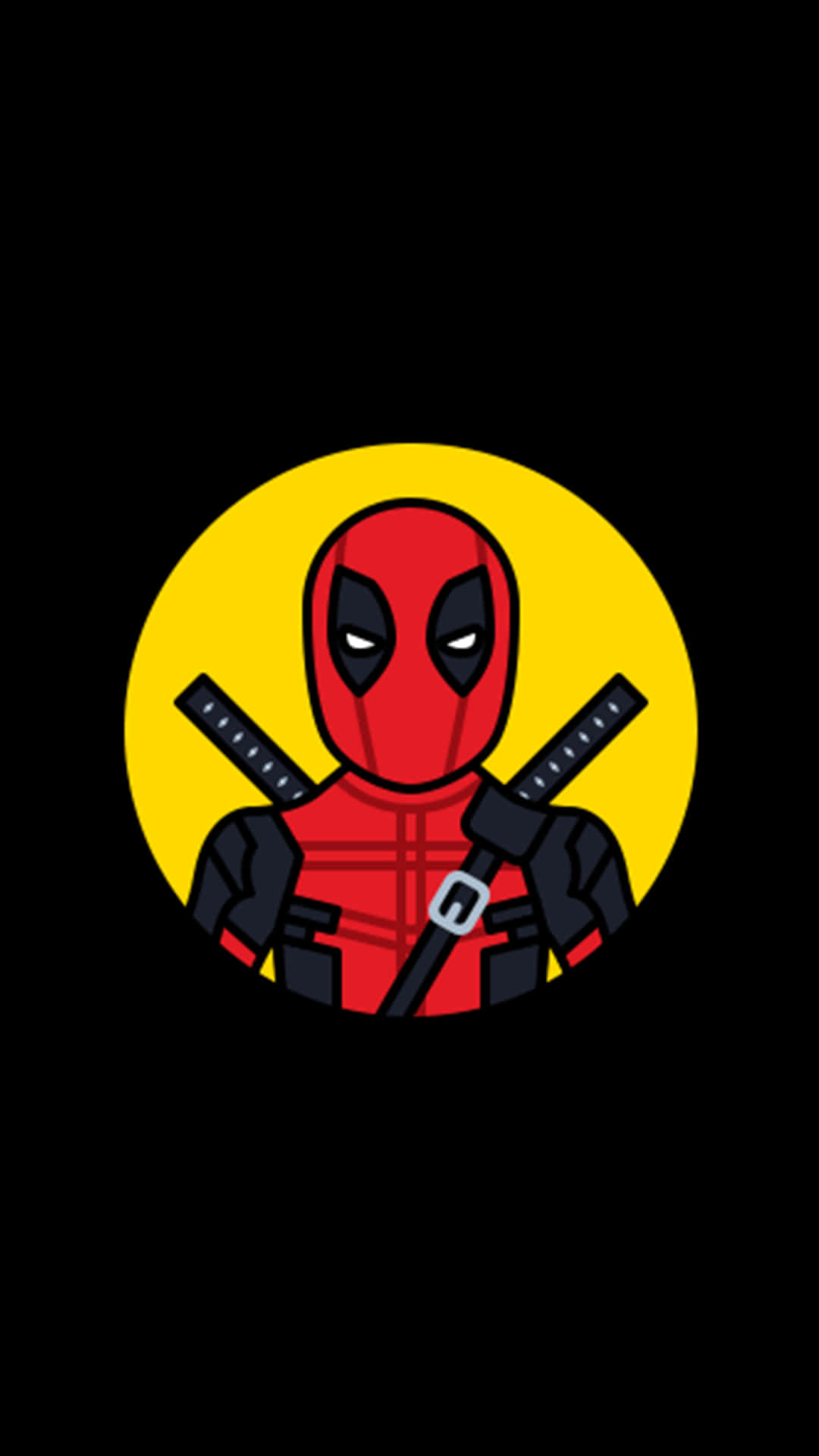 Deadpool Logo 1080 X 1920 Background