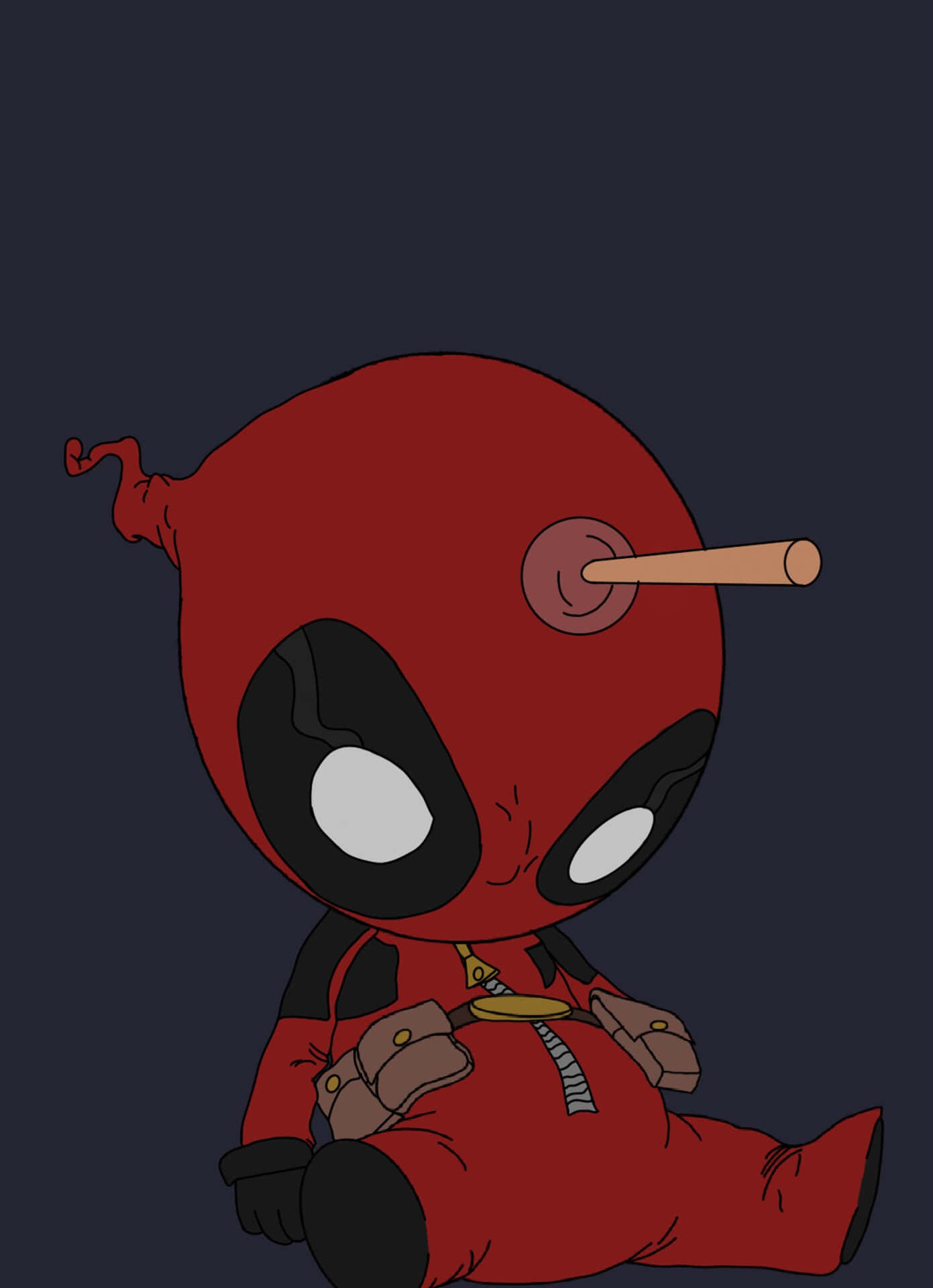 Deadpool Logo 1392 X 1922 Background