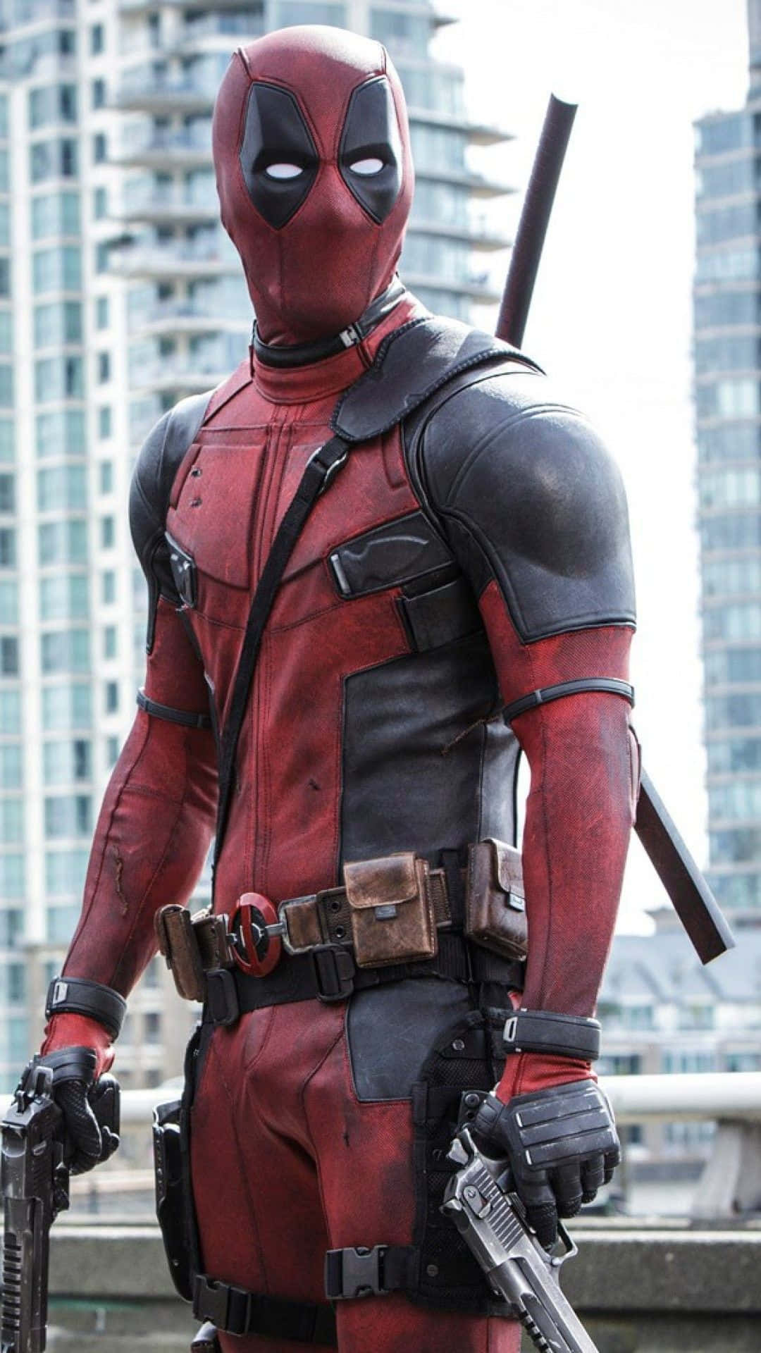 Deadpool Looking Ready To Take On The World Background