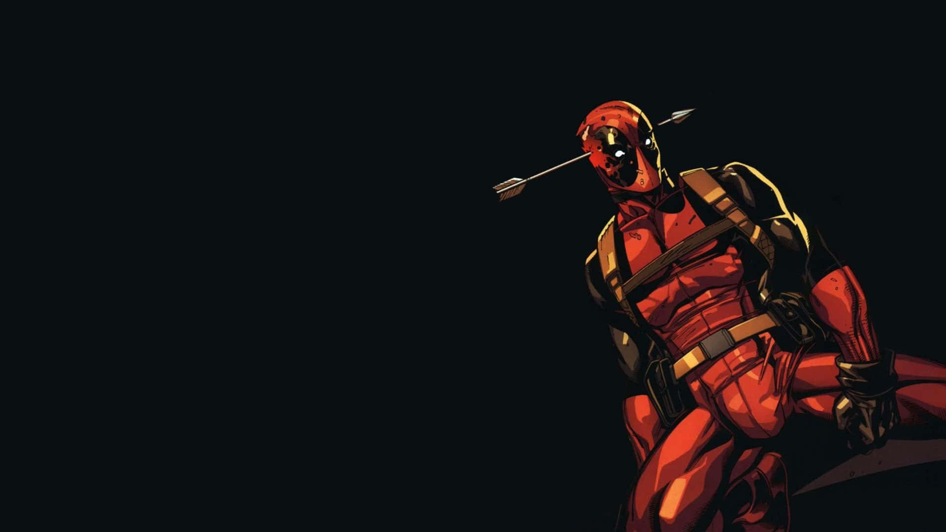 Deadpool Makes A Funny Face Background