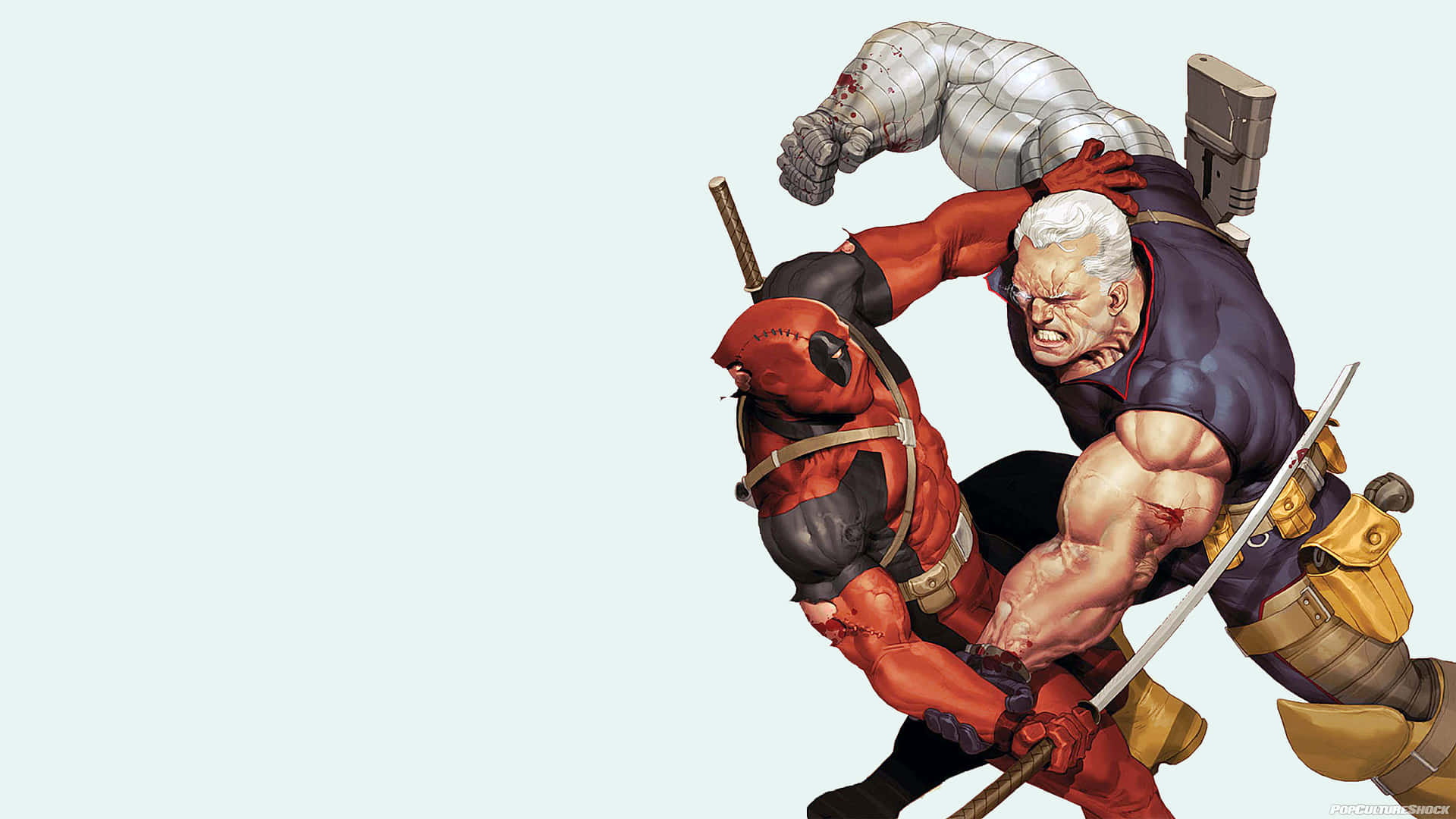 Deadpool Ready To Clash Background