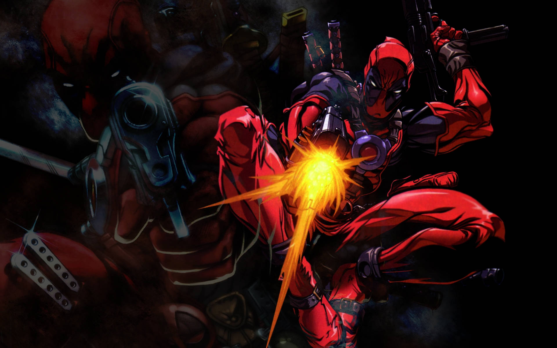 Deadpool Shooting Background