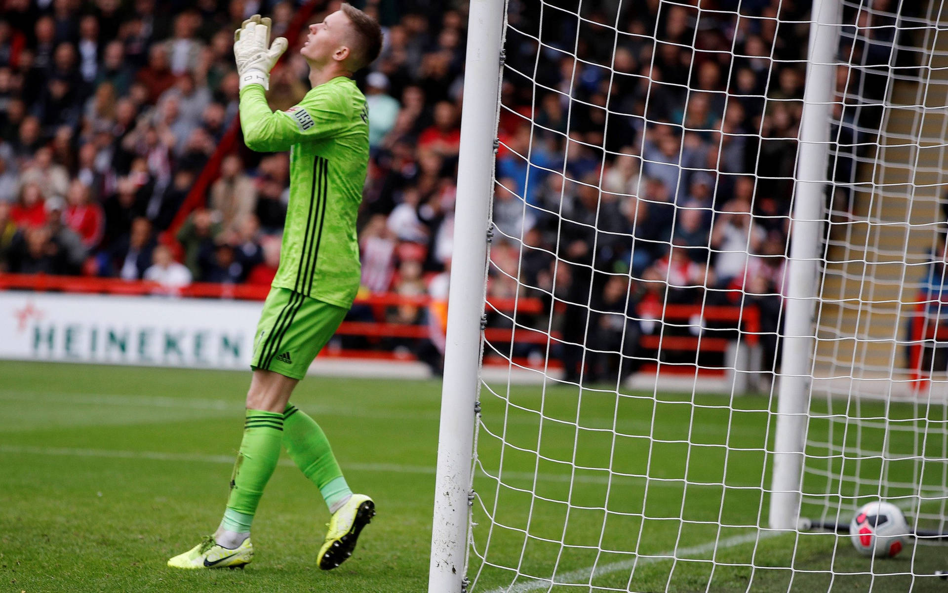 Dean Henderson Facing Sky Background