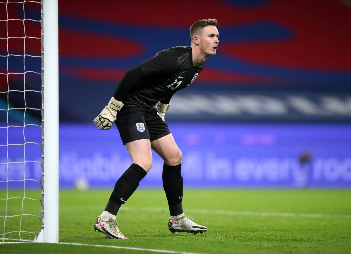 Dean Henderson Guarding Goal