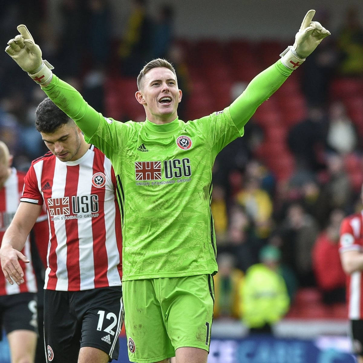 Dean Henderson Hands Up Background