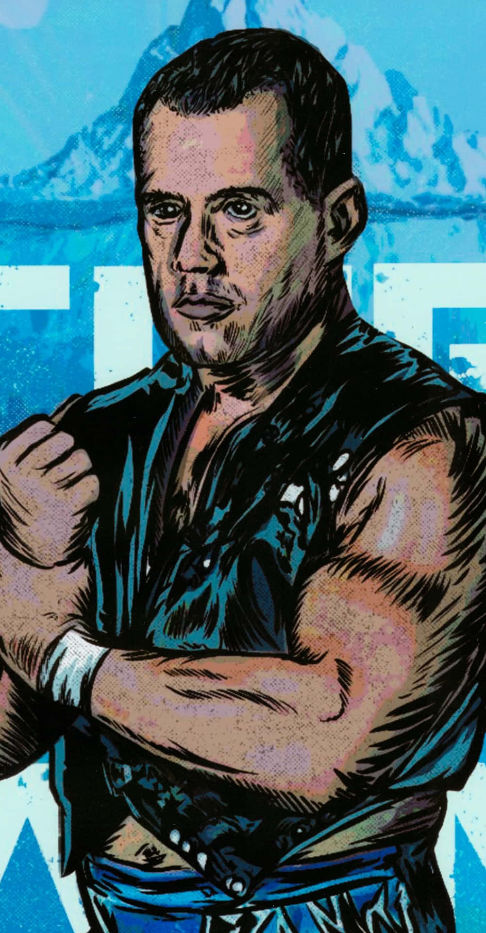 Dean Malenko Illustration Background