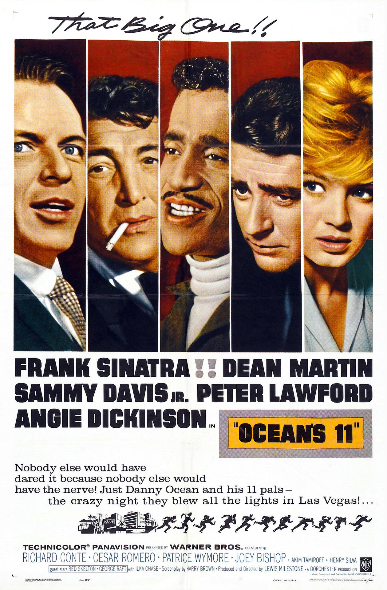 Dean Martin Ocean's 11 Poster Background