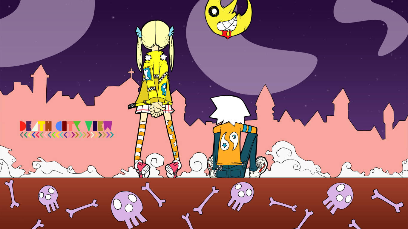 Death City View Soul Eater Characters Background