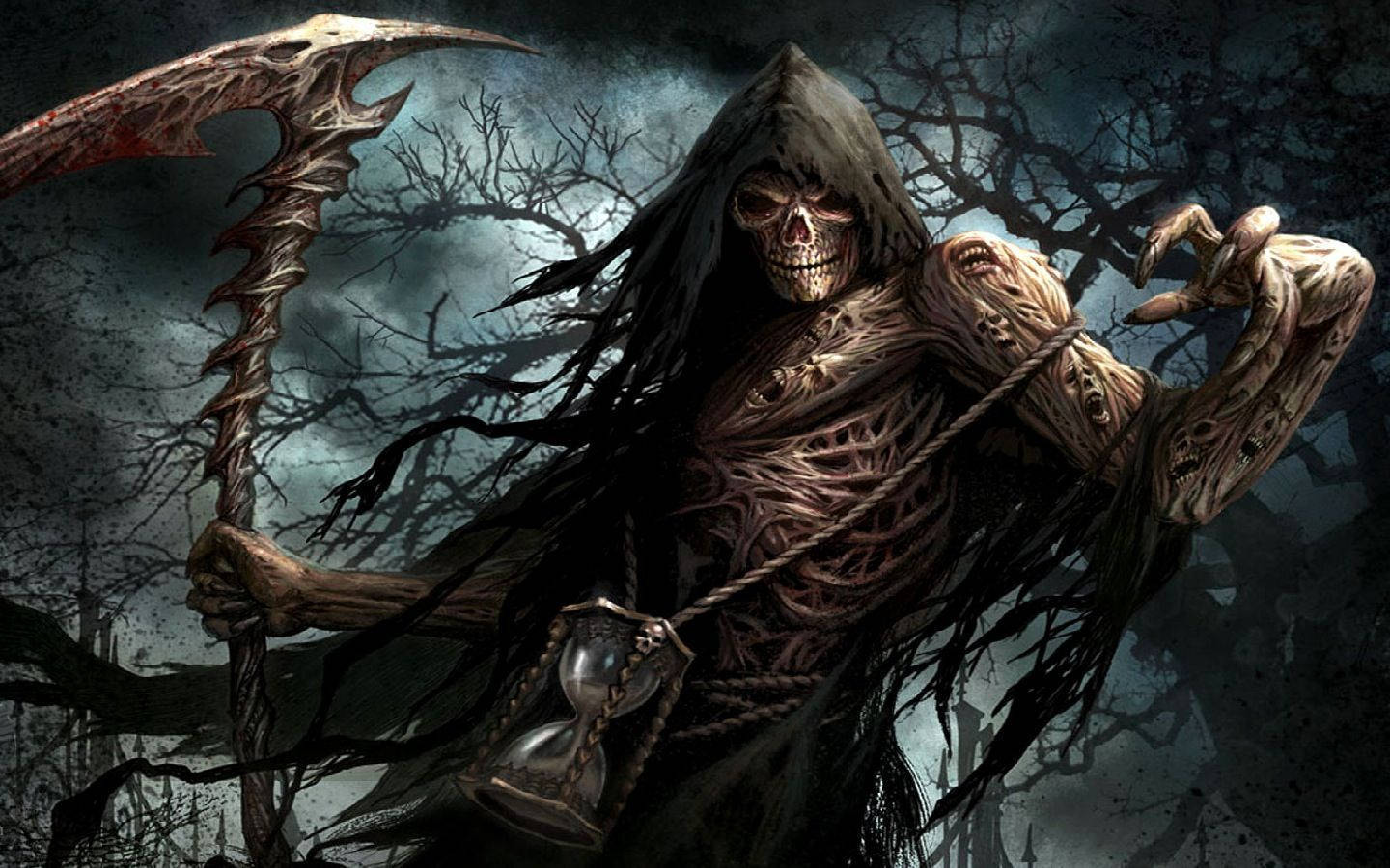 Death Dark Reaper Background