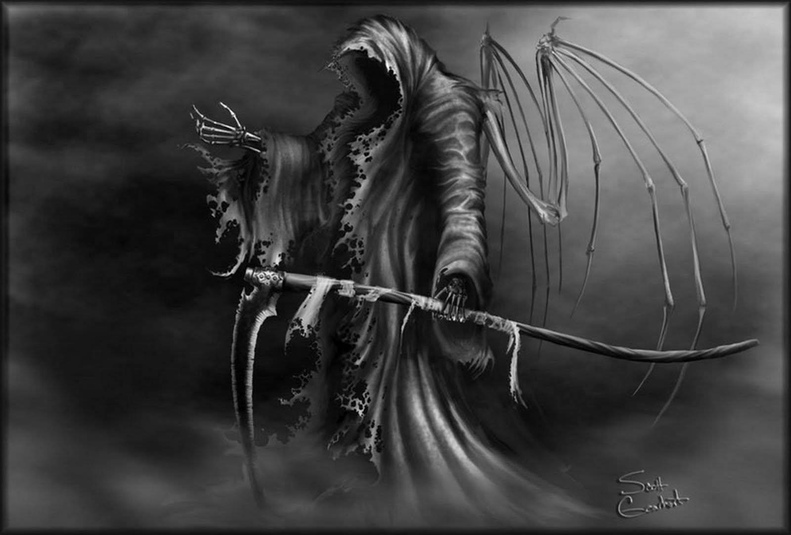 Death Grim Reaper Art Background