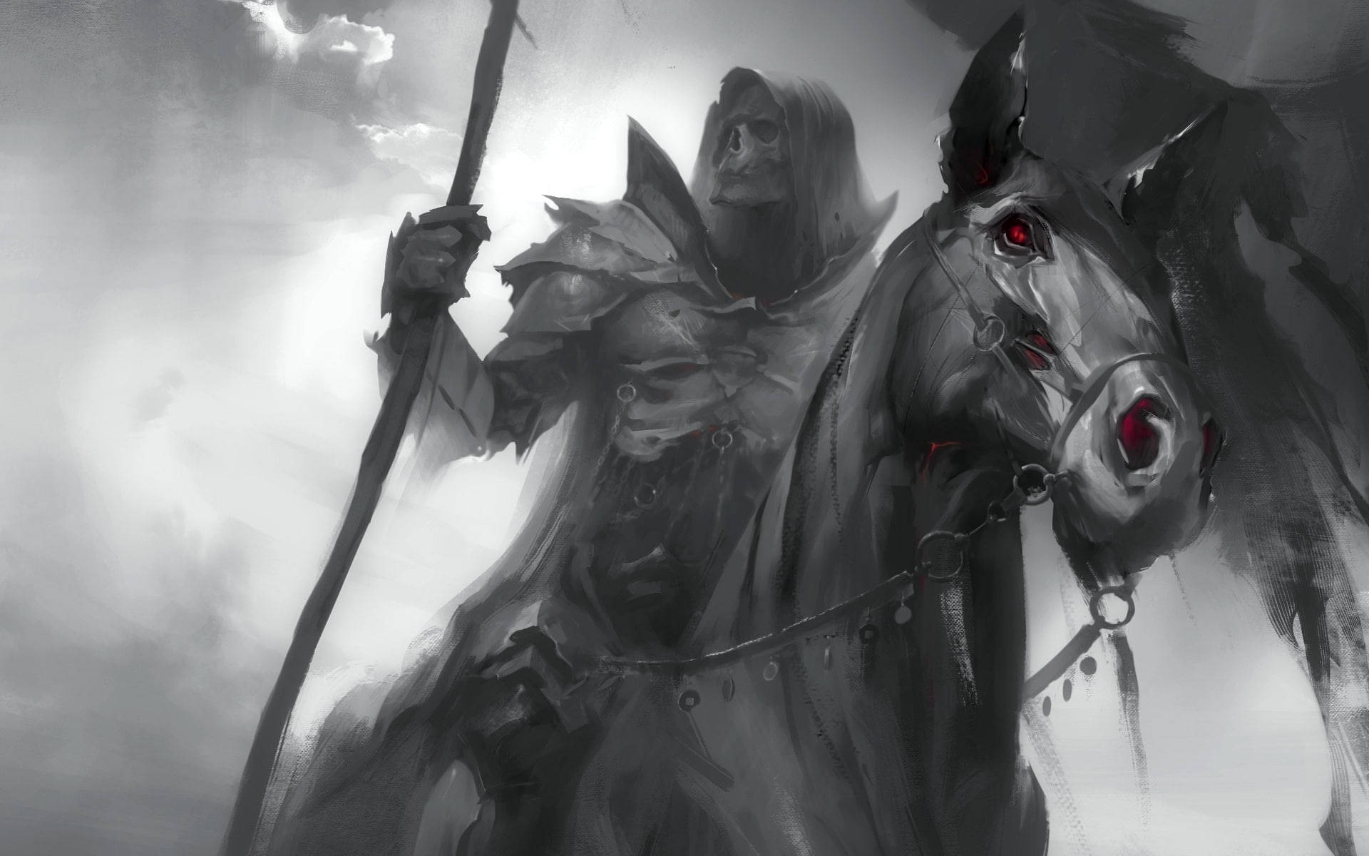 Death Knight Horseman Background