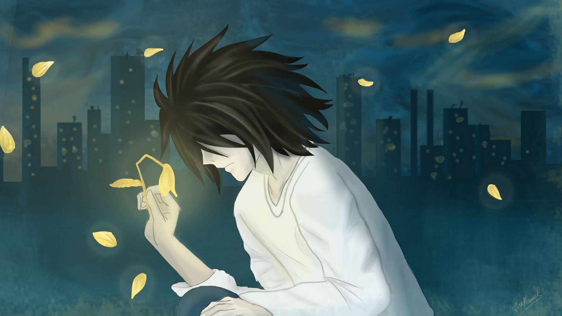 Death Note Golden Leaves And L