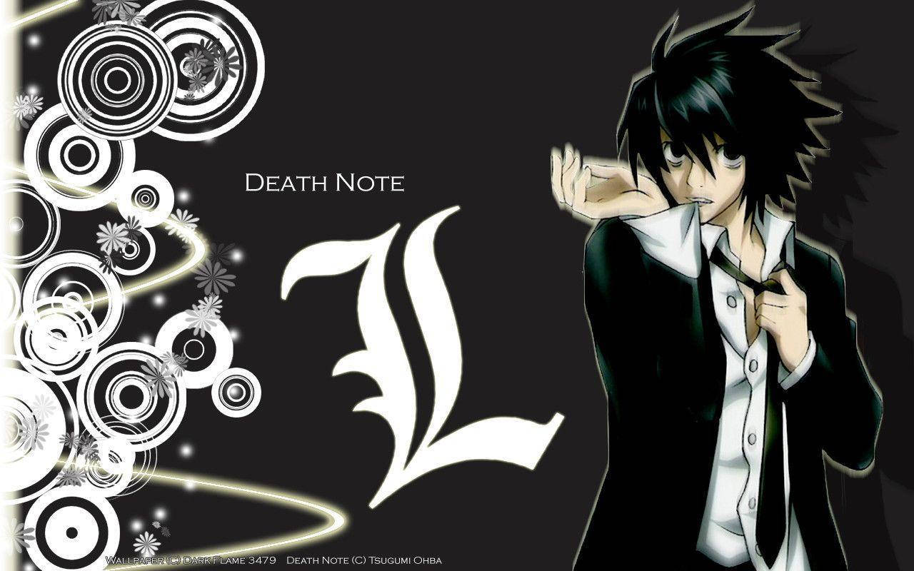 Death Note L Abstract Circles