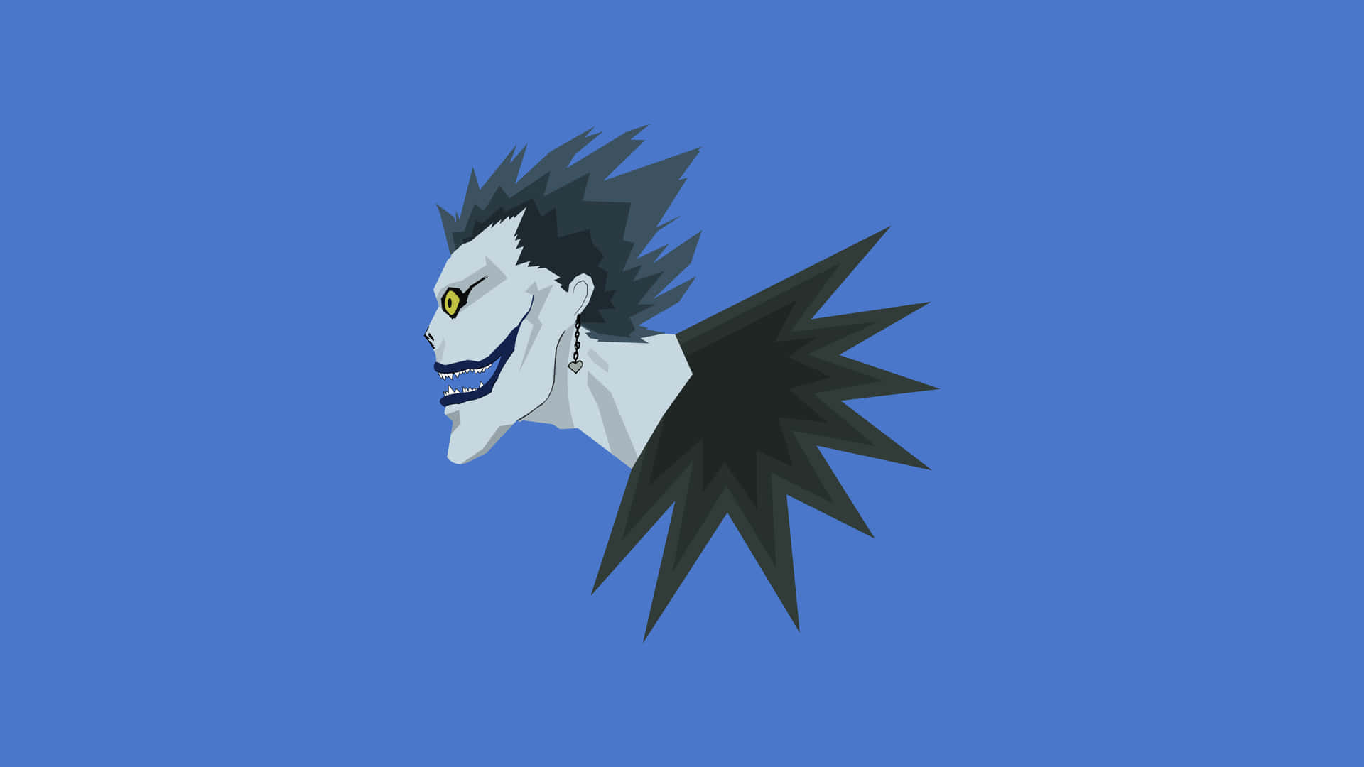 Death Note Minimalist Ryuk 4k Background