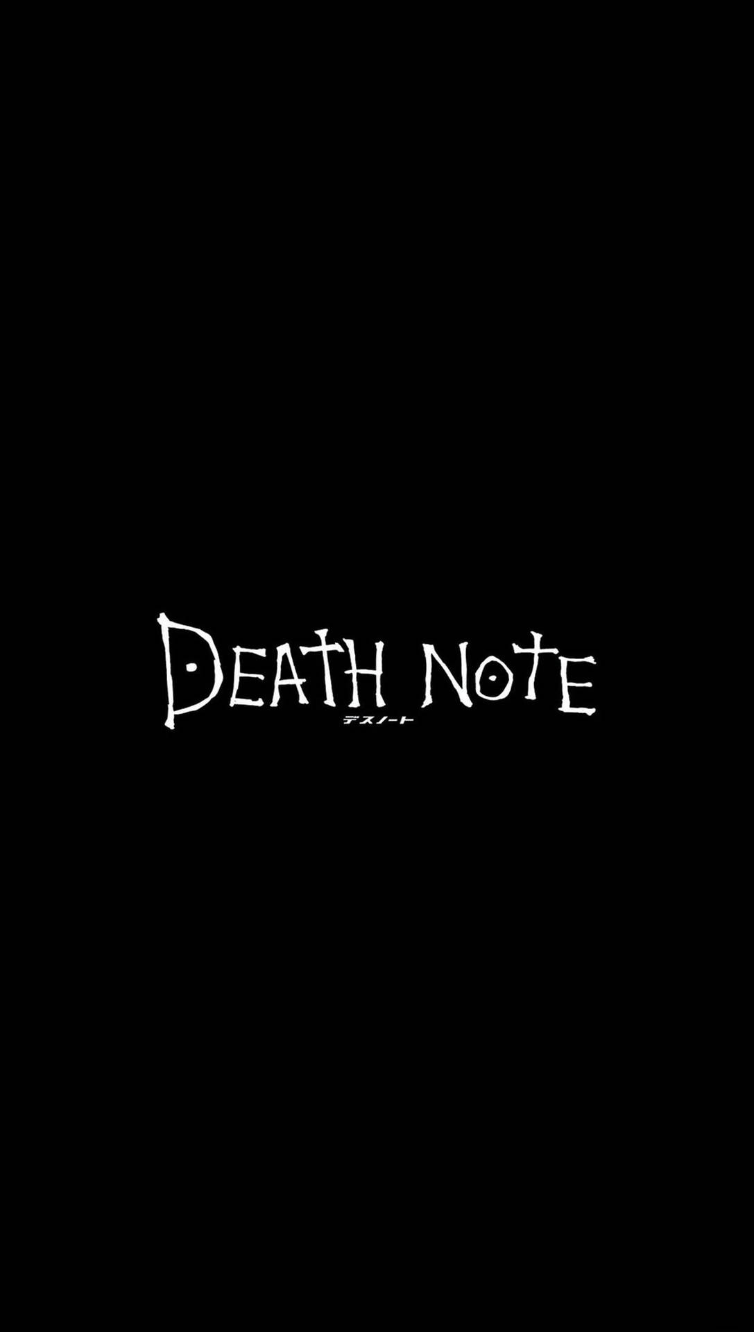 Death Note Phone Minimalist Background